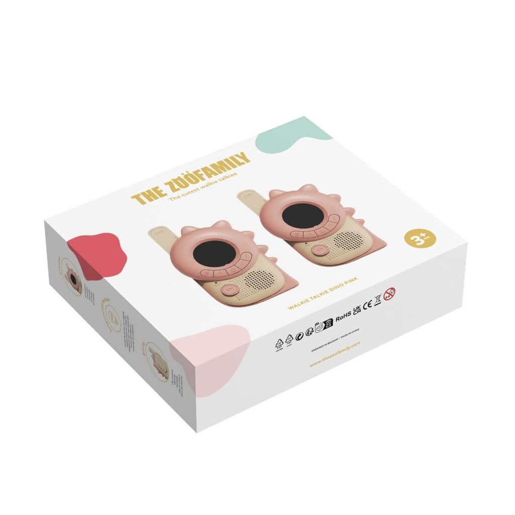 Krótkofalówki Zoo Walkie Talkie - Dino Pink - obrazek 4